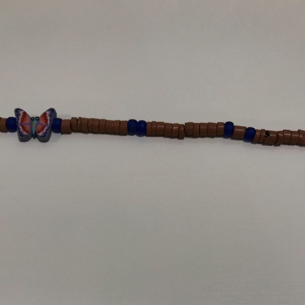 Bohemian Butterfly🦋🦋🦋Beaded Artisan Necklace - Picture 8 of 9